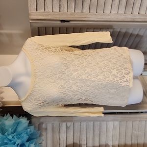 Forever 21 brand lace front top